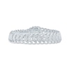 Thumbnail Image 1 of KAY Lab-Grown Diamonds Crescent Link Bracelet 2 ct tw Sterling Silver 7"
