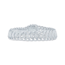 KAY Lab-Grown Diamonds Crescent Link Bracelet 2 ct tw Sterling Silver 7"