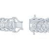 Thumbnail Image 2 of KAY Lab-Grown Diamonds Crescent Link Bracelet 2 ct tw Sterling Silver 7"
