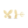 Thumbnail Image 3 of Monique Lhuillier Bliss Lab-Grown Diamond Accent Butterfly Stud Earrings 24K Yellow Gold Vermeil Sterling Silver