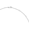 Thumbnail Image 2 of Milestones Diamond Station Smile Necklace 1 ct tw 10K White Gold 18"