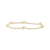 Thumbnail Image 1 of Monique Lhuillier Bliss Lab-Grown Diamond Disc Station Bracelet 1/3 ct tw 24K Yellow Gold Vermeil Sterling Silver 7"