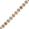 Thumbnail Image 2 of Neil Lane Men's Desert Diamonds Circle Link Bracelet 3 ct tw 10K Yellow Gold 8.5"