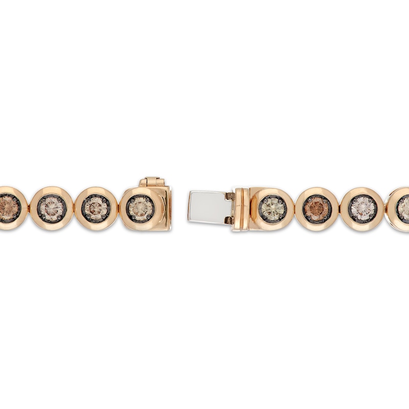 Main Image 3 of Neil Lane Men's Desert Diamonds Circle Link Bracelet 3 ct tw 10K Yellow Gold 8.5"