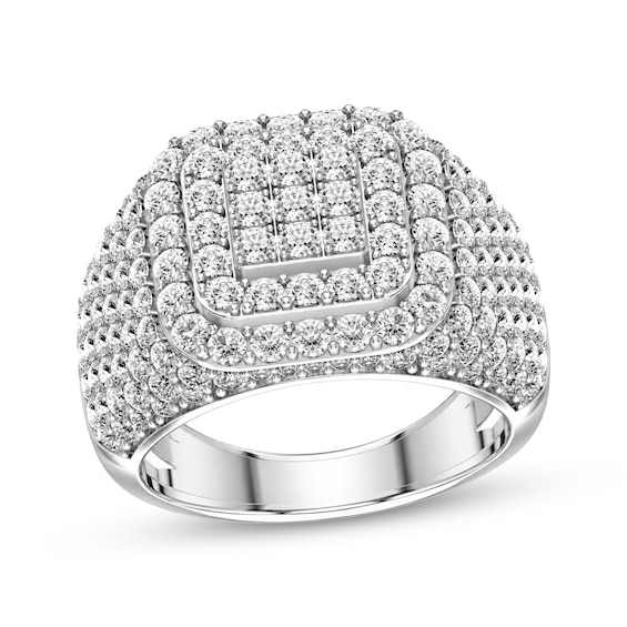 KAY Lab-Grown Diamonds Men's Ring 4 ct tw Sterling Silver
