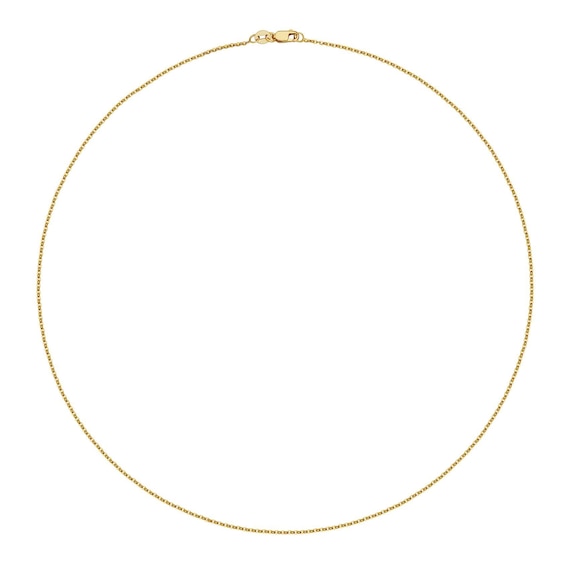 Rocksbox 1.23mm Rolo Chain Necklace 10K Yellow Gold 16"