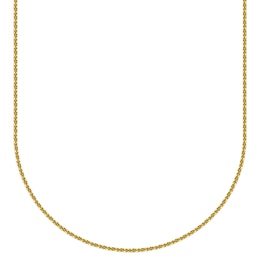 Rocksbox 1.09mm Glitter Rope Chain Necklace 10K Yellow Gold 16"