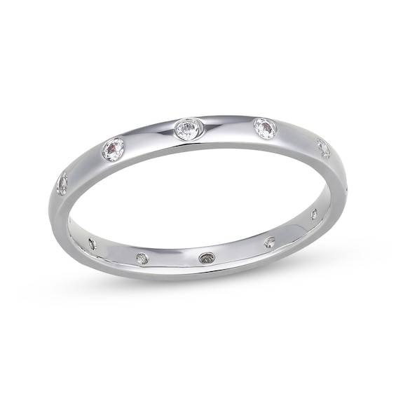 Rocksbox The Clara Lab-Grown Diamond Station Ring 1/5 ct tw Sterling Silver