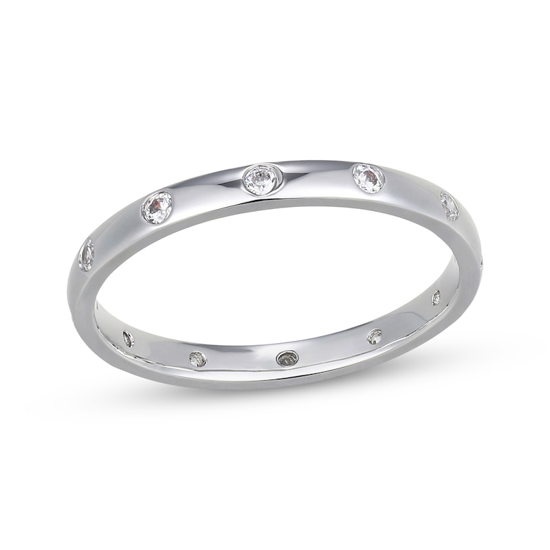 Main Image 1 of Rocksbox The Clara Lab-Grown Diamond Station Ring 1/5 ct tw Sterling Silver