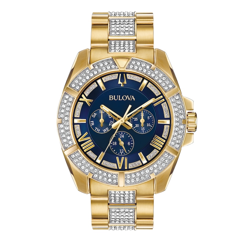 Main Image 1 of Bulova Crystals Collection Men's Watch 98C128