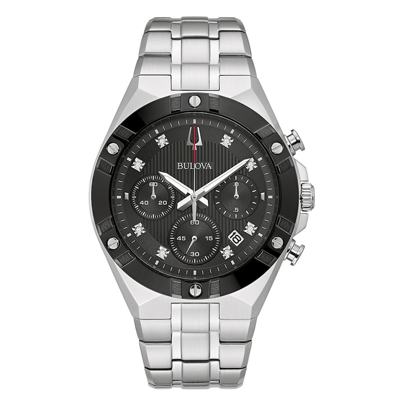 Main Image 1 of Bulova Men's Chronograph Stainless Steel Watch 98D170