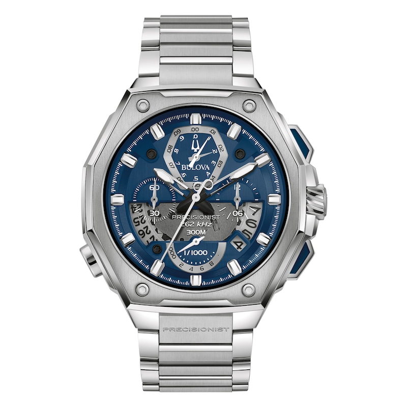 Main Image 1 of Bulova Precisionist Stainless Steel Men's Watch 96B349