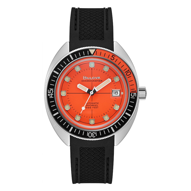 Bulova Oceanographer Men's Strap Watch 96B350