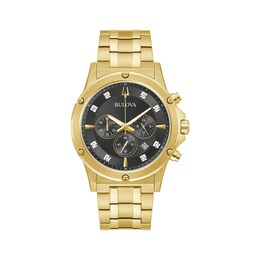 Bulova Men's Chronograph Gold-tone Watch 97D126