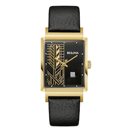 Bulova Frank Lloyd Wright Dana-Thomas House Men's Watch 97A176