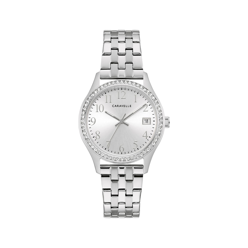 Caravelle Classic Crystal Women's Watch Boxed Set 43X104