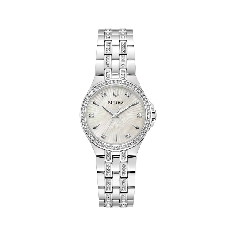 Bulova Crystal Women's Watch Gift Set 96X161