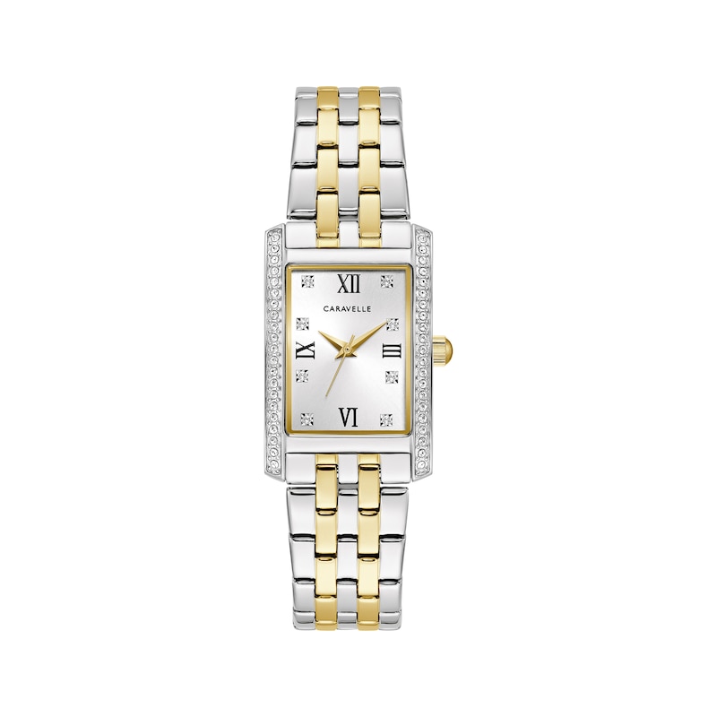 Main Image 1 of Caravelle Dress Crystal Bracelet Women's Watch 45L191