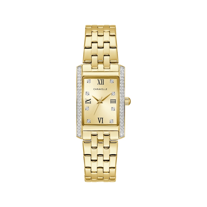 Main Image 1 of Caravelle Dress Crystal Bracelet Women's Watch 45L192