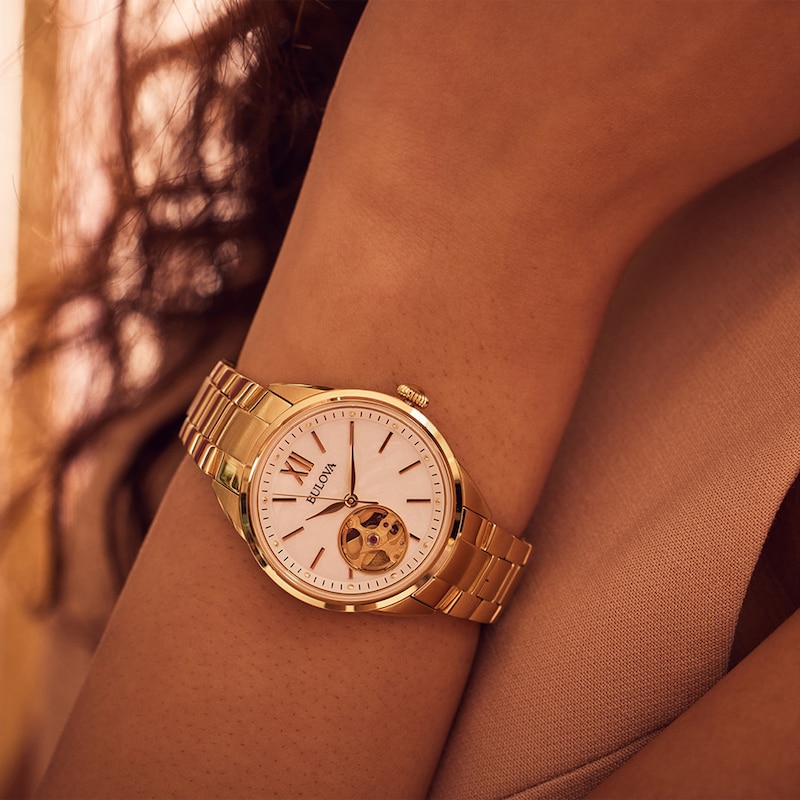 Main Image 5 of Bulova Sutton Dress/Classic Automatic Women's Watch 97L172