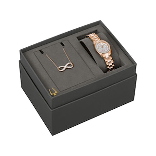 Bulova Crystal Collection Women's Watch Gift Set 98X140