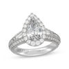 Thumbnail Image 1 of Neil Lane Artistry Heritage Pear-Shaped Lab-Grown Diamond Engagement Ring 2-1/2 ct tw Platinum