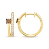 Thumbnail Image 3 of Le Vian Good Karma Diamond Hoop Earrings 7/8 ct tw 14K Honey Gold