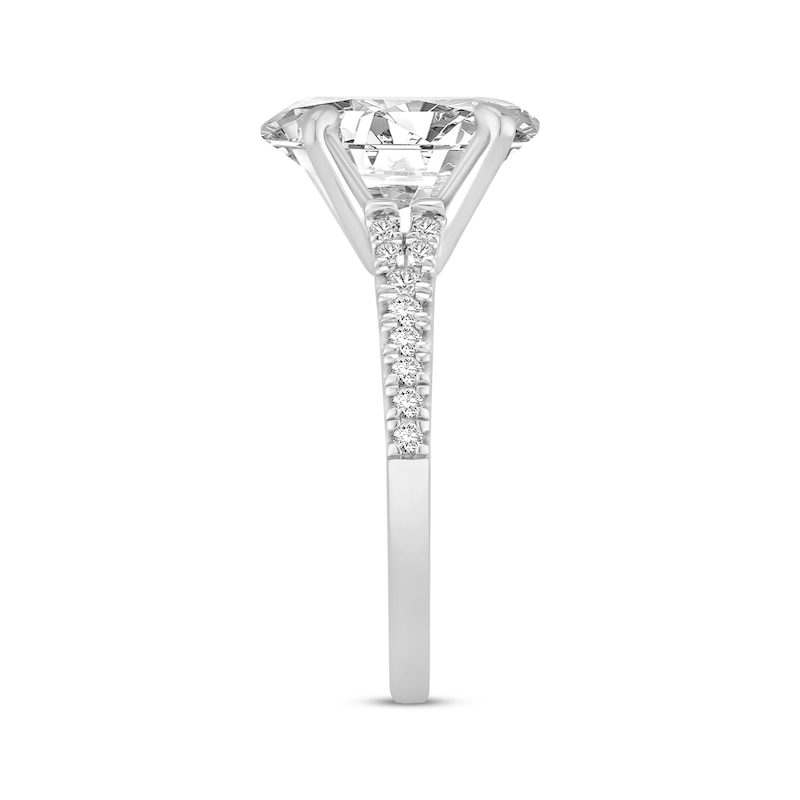 Main Image 2 of Now + Forever Lab-Grown Diamonds Oval-Cut Engagement Ring 4-1/4 ct tw Platinum