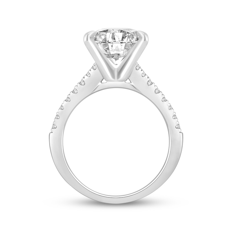Main Image 3 of Now + Forever Lab-Grown Diamonds Oval-Cut Engagement Ring 4-1/4 ct tw Platinum