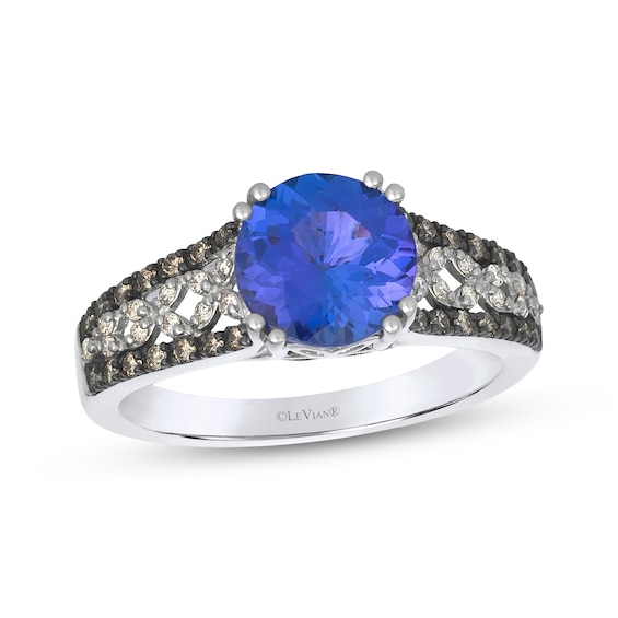 Le Vian Tanzanite Ring 1/4 ct tw Diamonds 14K Vanilla Gold