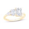 Thumbnail Image 1 of Now + Forever Emerald-Cut, Oval-Cut & Pear-Shaped Lab-Grown Diamond Engagement Ring 2-1/6 ct tw 14K Yellow Gold