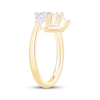 Thumbnail Image 2 of Now + Forever Emerald-Cut, Oval-Cut & Pear-Shaped Lab-Grown Diamond Engagement Ring 2-1/6 ct tw 14K Yellow Gold