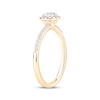 Thumbnail Image 2 of Now + Forever Round-Cut Diamond Halo Engagement Ring 1/2 ct tw 14K Yellow Gold