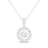 Thumbnail Image 1 of Unstoppable Love Lab-Grown Diamond Necklace 2 ct tw 10K White Gold 19"