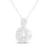 Thumbnail Image 2 of Unstoppable Love Lab-Grown Diamond Necklace 2 ct tw 10K White Gold 19"