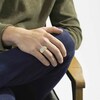 Thumbnail Image 3 of Men's Multi-Diamond Elongated Cushion Frame Ring 1/2 ct tw 18K Gold-Plated Sterling Silver