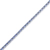 Thumbnail Image 2 of STUDIO BY KAY Emerald-Cut Blue Sapphire East-West Line Bracelet Sterling Silver 7.25"