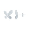 Thumbnail Image 3 of Monique Lhuillier Bliss Lab-Grown Diamond Accent Butterfly Stud Earrings Platinum-Plated Sterling Silver