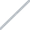 Thumbnail Image 2 of KAY Lab-Grown Diamonds Multi-Sided Fashion Bracelet 6 ct tw 10K White Gold 7"