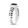 Thumbnail Image 2 of Disney Treasures The Lion King Oval-Cut Black Onyx & Diamond Ring 1/20 ct tw Sterling Silver