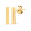 Thumbnail Image 1 of Vertical Bar Stud Earrings 14K Yellow Gold
