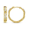 Thumbnail Image 3 of KAY Lab-Grown Diamonds Mariner Link Hoop Earrings 1/4 ct tw 14K Yellow Gold-Plated Sterling Silver