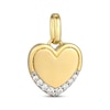 Thumbnail Image 2 of STUDIO BY KAY Lab-Grown Diamond Heart Charm 1/15 ct tw 24K Yellow Gold Vermeil Sterling Silver