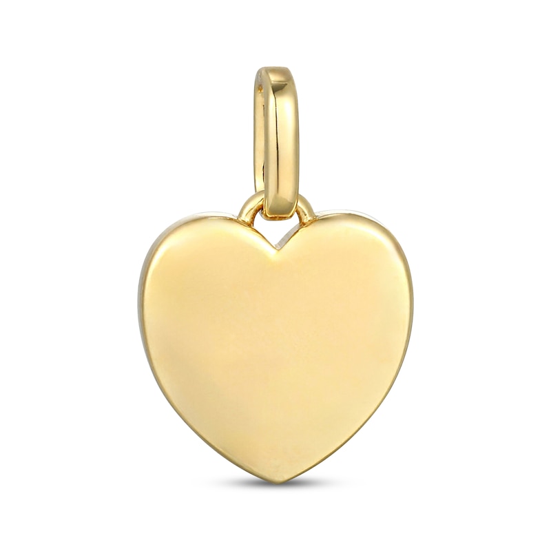 Main Image 3 of STUDIO BY KAY Lab-Grown Diamond Heart Charm 1/15 ct tw 24K Yellow Gold Vermeil Sterling Silver