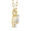 Thumbnail Image 2 of KAY Lab-Grown Diamonds Moval Old-Cut Necklace 1/2 ct tw 10K Yellow Gold 18"