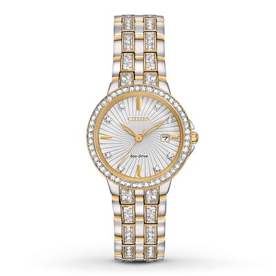 NWT Women\'s Automatic Crystal Surround Bezel Watch Peugeot Women Watch Crystal Studded Hex Shape Pink Dial and  main image 4