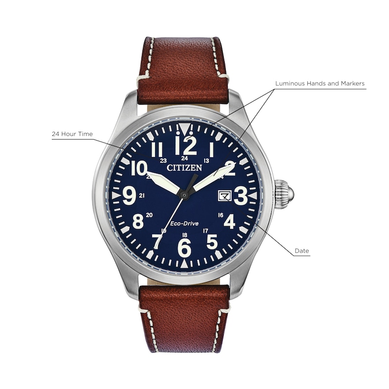 Main Image 4 of Citizen Chandler Military Men's Watch BM6838-17L