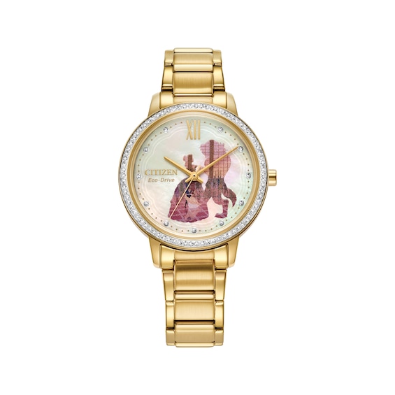 Citizen Disney Beauty & the Beast Women's Watch Boxed Set FE7048-51D