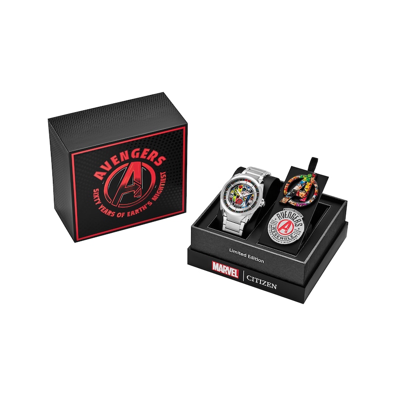 Main Image 6 of Citizen Marvel Avengers 60th Anniversary Limited Edition Men's Watch Set AW2080-64W