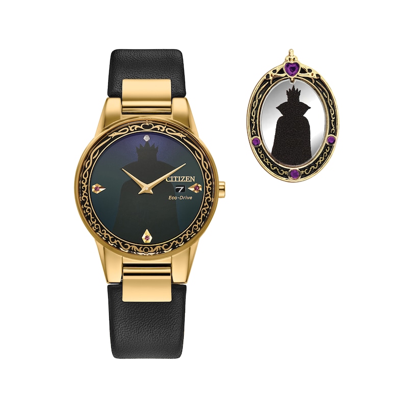 Citizen Disney Villain Evil Queen Shadow Women's Watch Boxed Set GA1082-46W